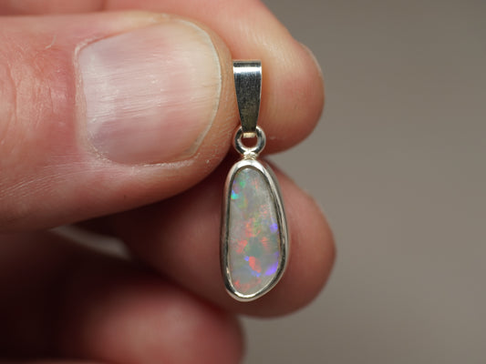 Crystal Opal pendant silver COC02