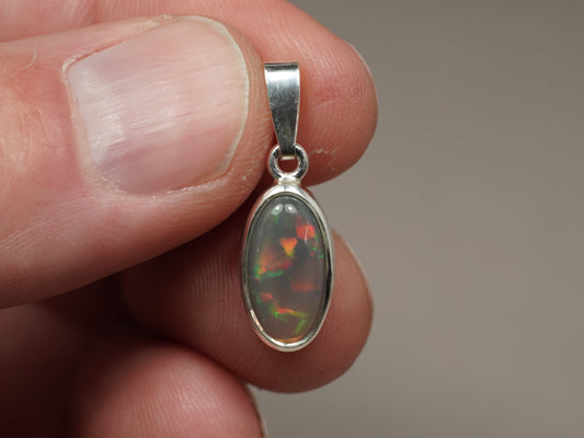 Crystal Opal pendant silver BJA430