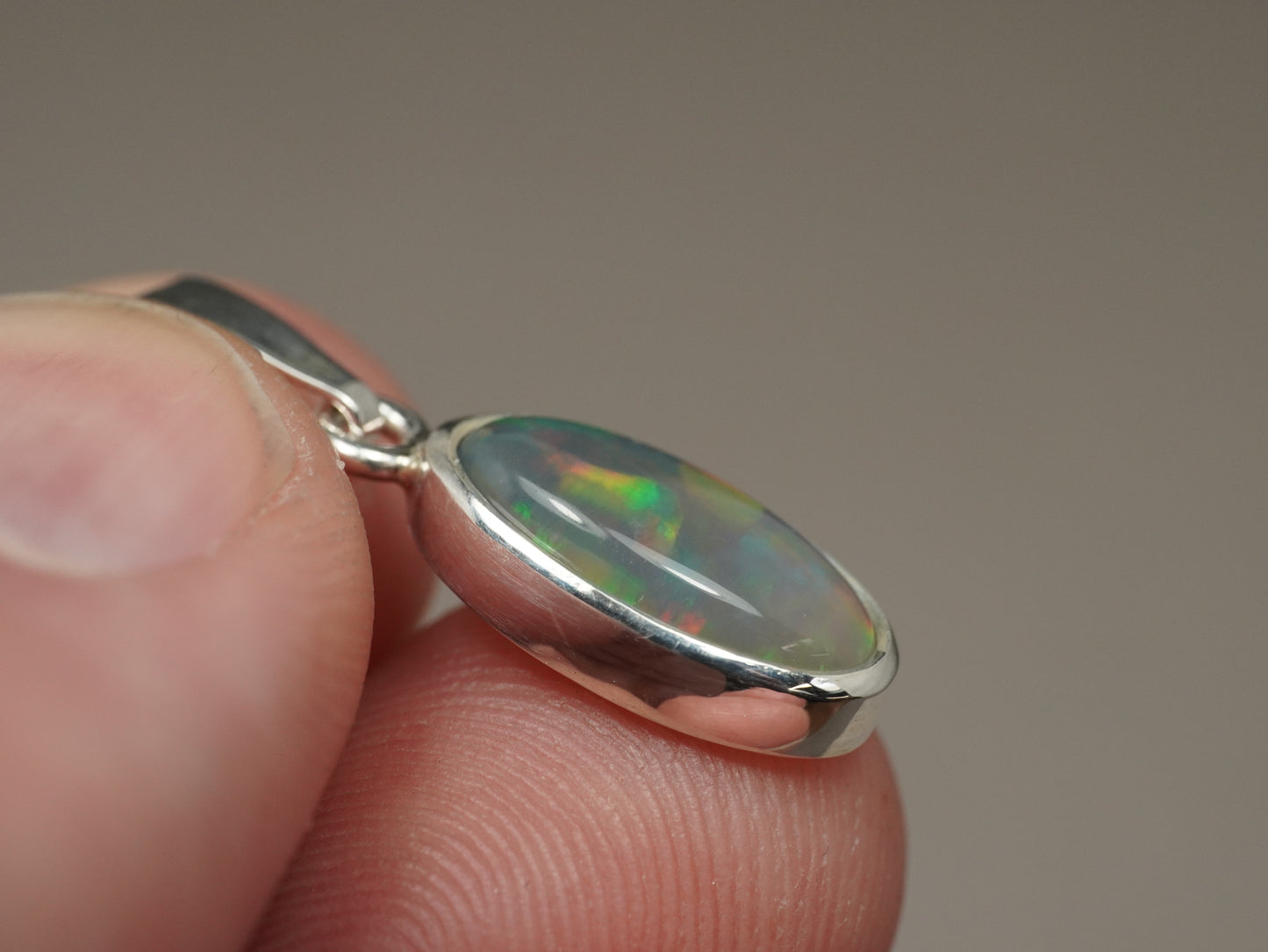 Crystal Opal pendant silver BJA430