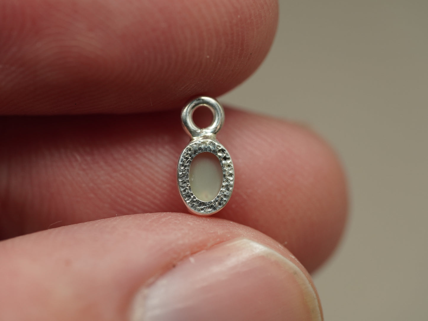 Dunkler Opal-Anhänger Silber CED02
