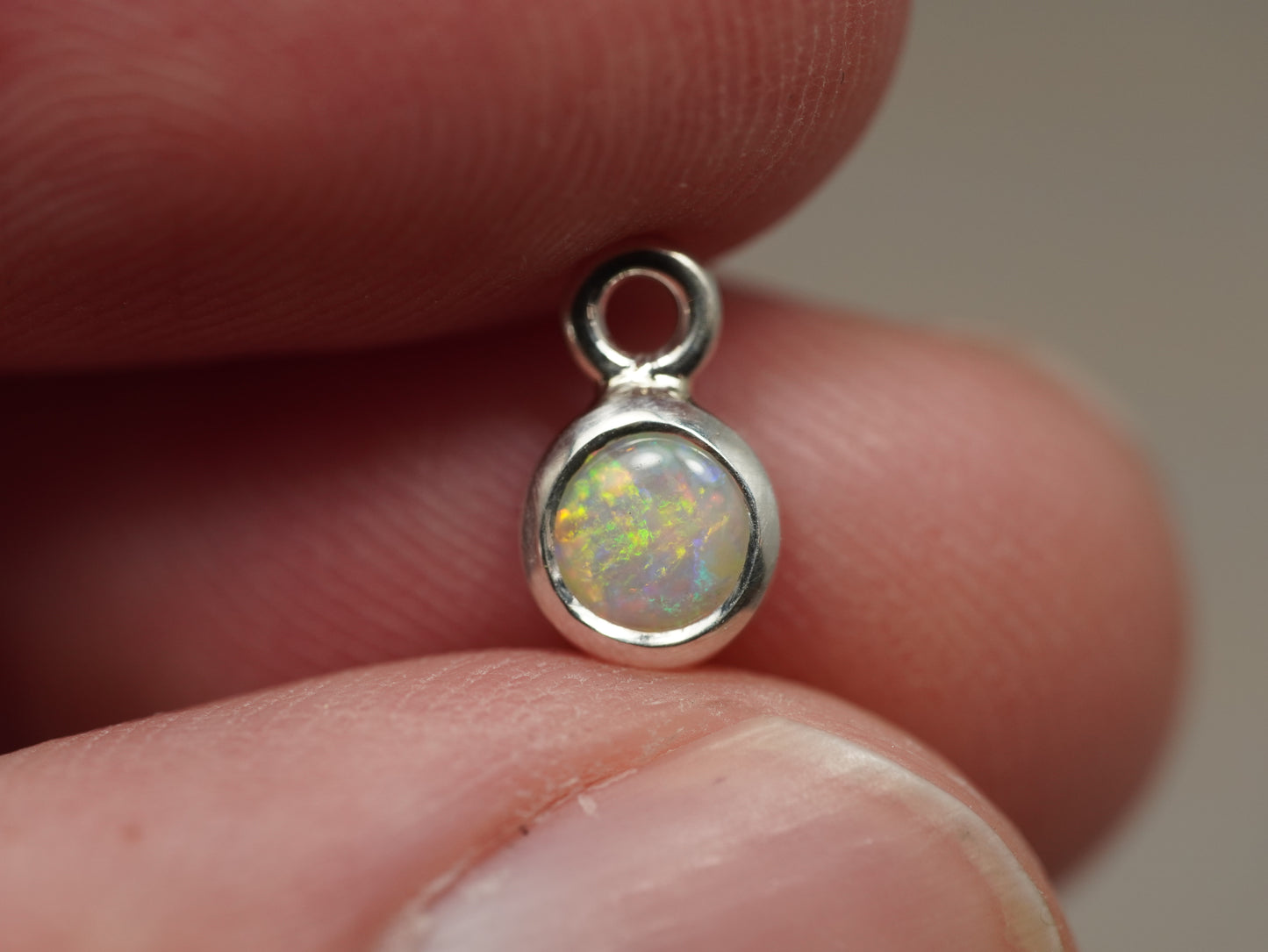 Crystal Opal earring silver OHZ3