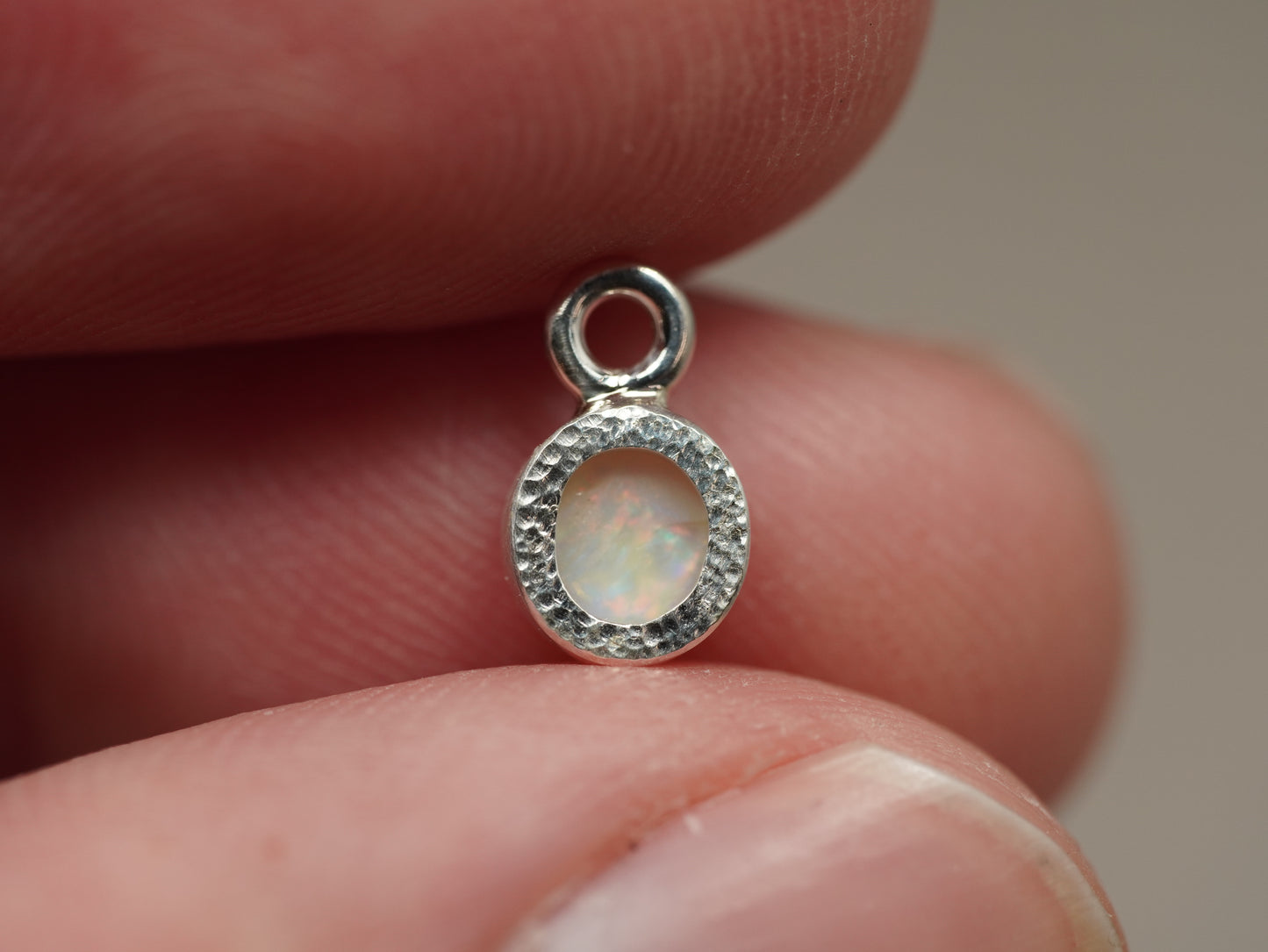 Crystal Opal earring silver OHZ3