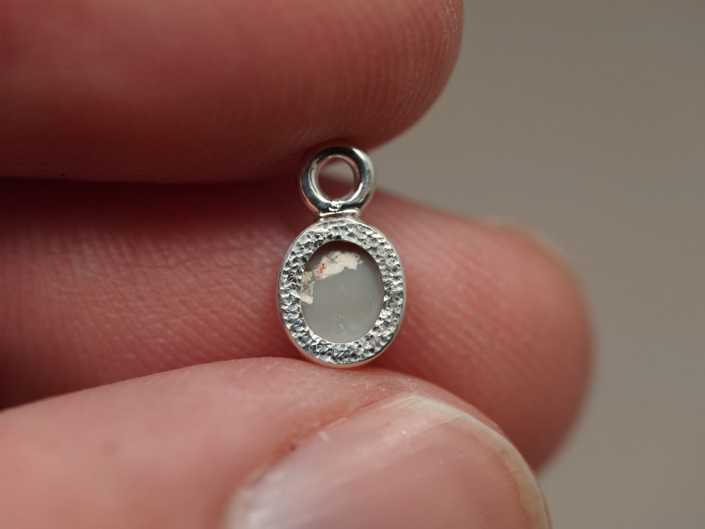 Dunkler Opal-Anhänger Silber CED02
