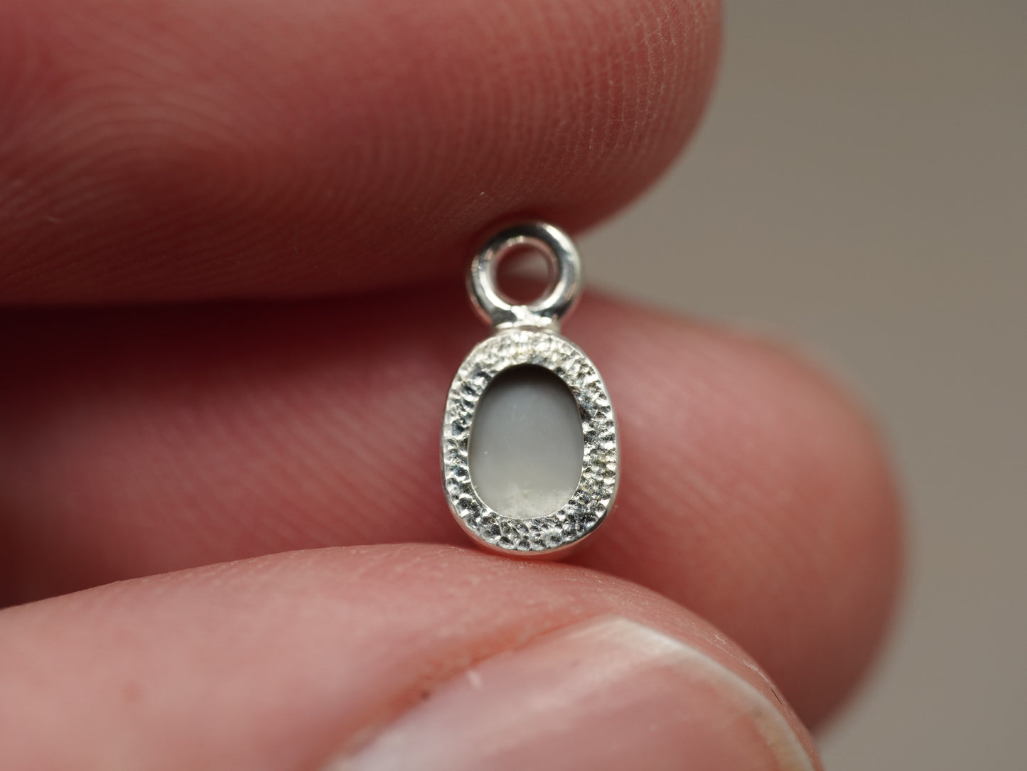 Dark Opal earring silver OHZ6