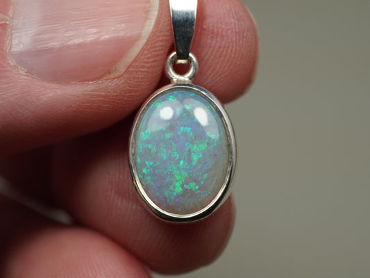 Dark Opal pendant silver CED01