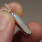 Crystal Opal pendant silver COC01
